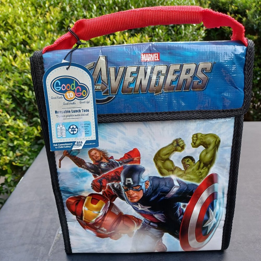 NEW Marvel Avengers 2012 Lunch Bag Zak
